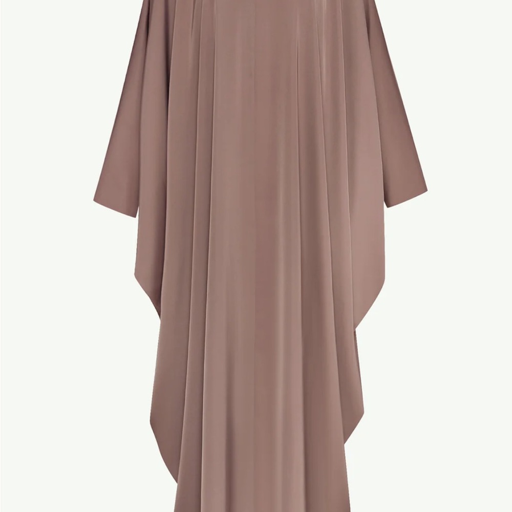 Brand New Satin Kaftan / Abaya (XL/ 58”) - Picture 3 of 8